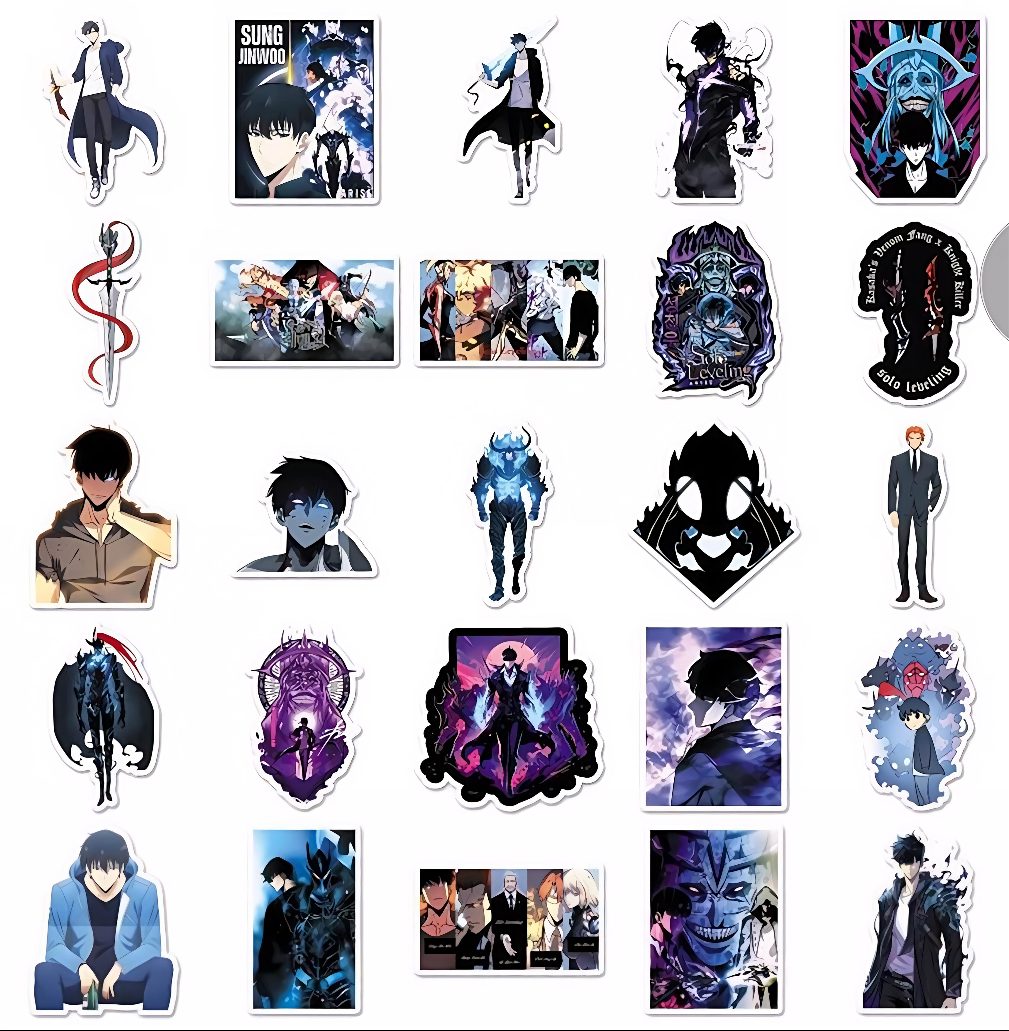 Pack de 50 autocollants SOLO LEVELING